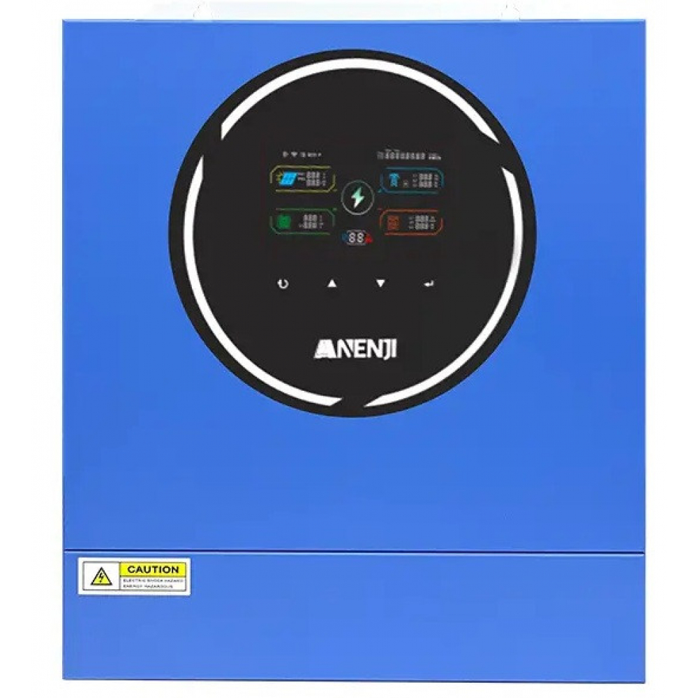 5 кВт + 5.12 кВт*г Комплект інвертор Anenji з WiFi + настінний акумулятор Daxtromn 48V/100Ah LiFePO4 для резервного живлення - Зображення 8