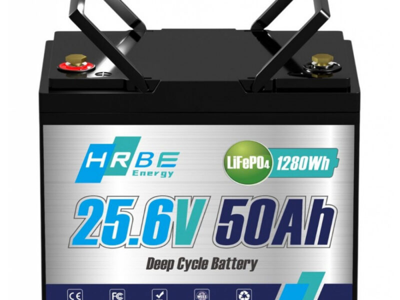 LiFePO4 24V 50Ah акумулятор HRBEnergy до 10 000 циклів, для резервного живлення та сонячних систем
