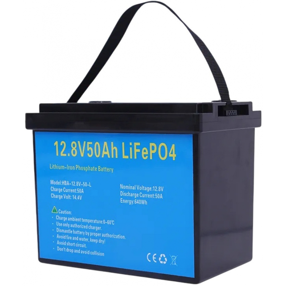 LiFePO4 12V 50Ah Акумулятор Daxtromn з BMS для ДБЖ квартир, будинків