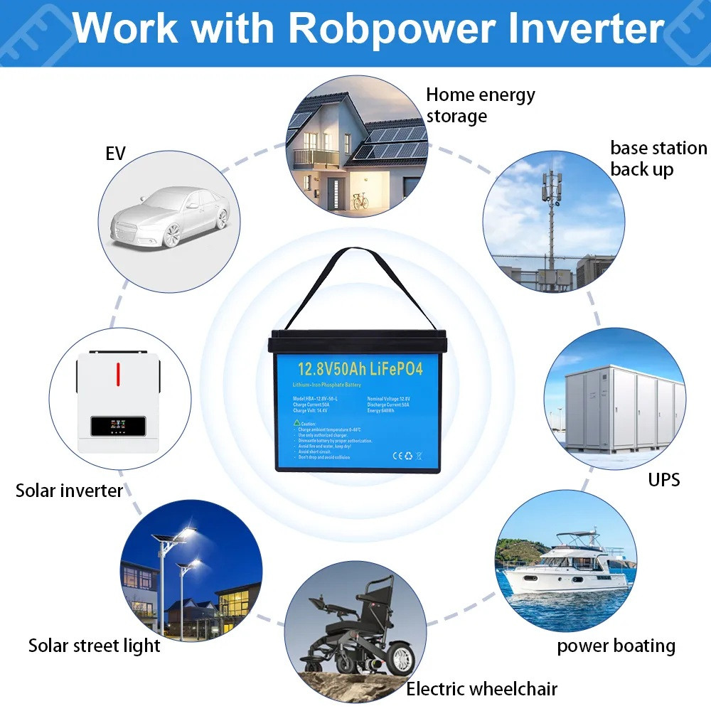 LiFePO4 12V 50Ah Акумулятор Daxtromn з BMS для ДБЖ квартир, будинків - Зображення 3