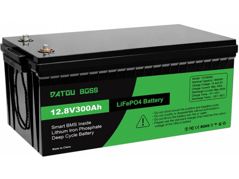 LiFePO4 12V/300AH Акумулятор Datouboss (3840W*h) для систем резервного живлення (UPS) будинку