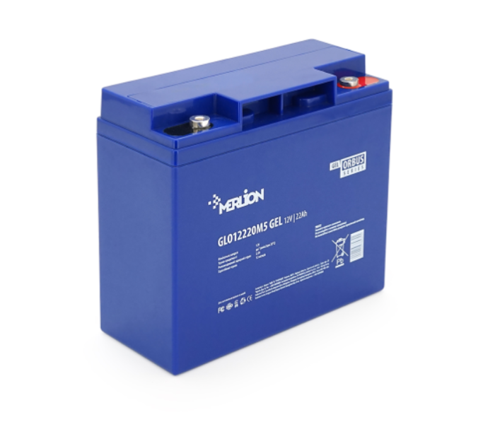 Аккумуляторная батарея Merlion Orbus GEL GLO12220M5 12V 22Ah